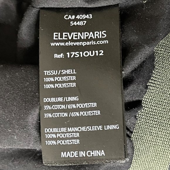 Eleven Paris | Color Block Camo Satin Bomber Jacket - Picture 9 of 9